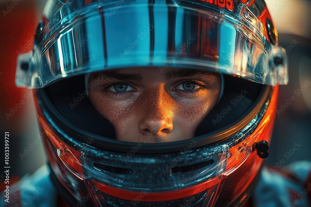 formula one driver in a sleek helmet focused and ready captured in the moments before the race begins showcasing adrenaline and competitive spirit formula one driver in a sleek helmet focused and ready captured in the moments before the race begins showcasing adrenaline and competitive spirit