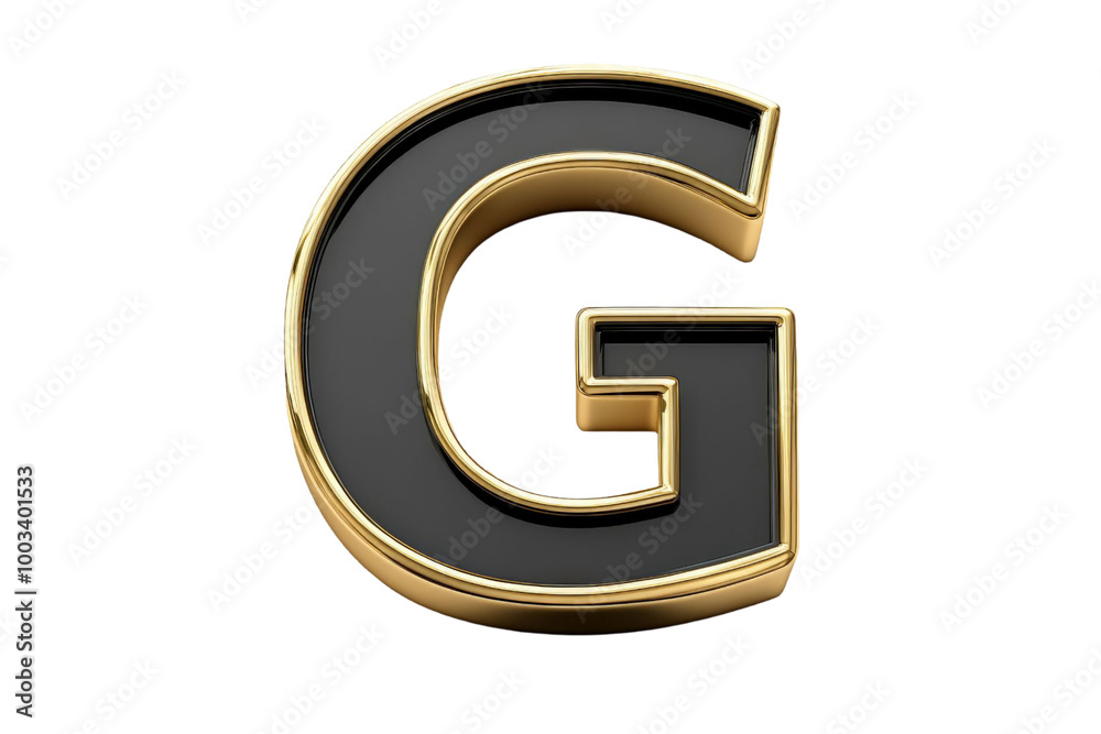 Golden Letter G. Golden Letter G.