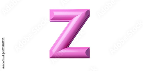 Free Download Pink 3D Letter Z. - GFXLoad
