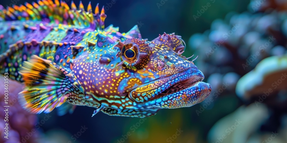 Flathead fish from the Platycephalidae family of bony fishes Flathead fish from the Platycephalidae family of bony fishes