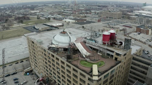 A vibrant view of the St. Louis City Museum, an interactive and whimsical attraction featuring creative installations and architectural marvels, perfect for exploration and fun for all ages.