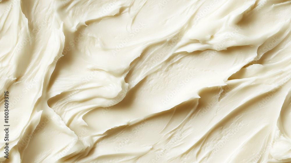 a close-up, top-down view of coconut paste spread across the frame, filling the image with its off-white color and smooth, slightly grainy texture a close-up, top-down view of coconut paste spread across the frame, filling the image with its off-white color and smooth, slightly grainy texture