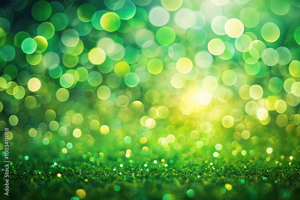 Obraz premium A delicate green gradient background featuring a soft light center, perfect for enhancing designs and artwork with a soothing, textured appearance suitable for creative projects.