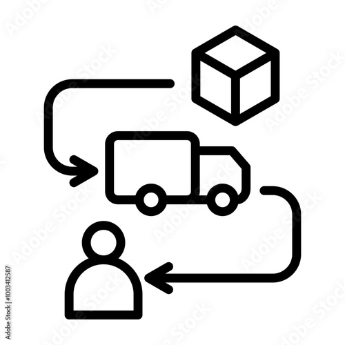 Supply Chain Icon