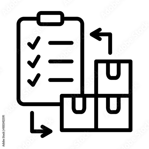 Stock Management Icon