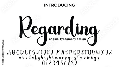 Regarding Font Stylish brush painted an uppercase vector letters, alphabet, typeface