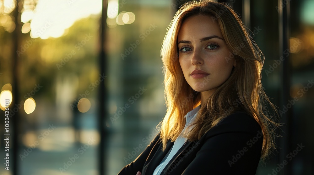 Confident Woman in Professional Attire Confident Woman in Professional Attire