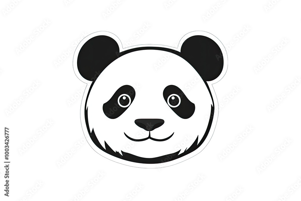 A cute panda face illustration, perfect for animal lovers and wildlife enthusiasts. Ideal for educational and decorative purposes. A cute panda face illustration, perfect for animal lovers and wildlife enthusiasts. Ideal for educational and decorative purposes.