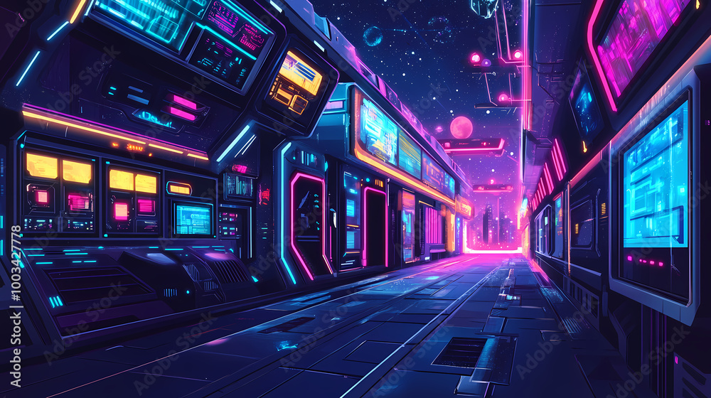 night city street night city street