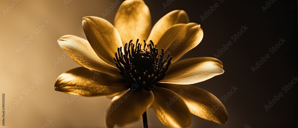 Golden Flower in Soft Light Golden Flower in Soft Light