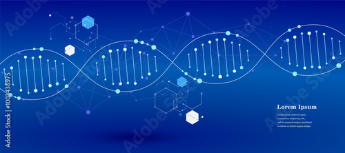 幾何学 抽象 遺伝子 医療 科学 テクノロジー 背景
