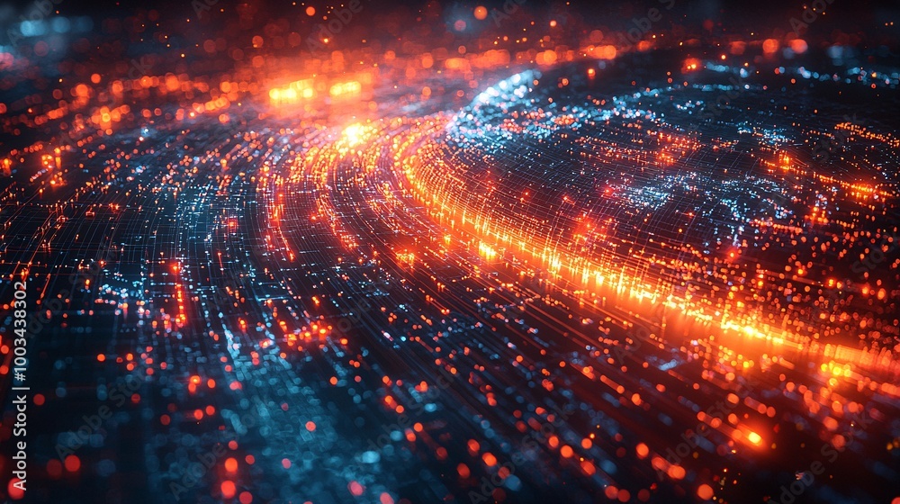 AI-driven logistics system visualizing container ship movements across ...