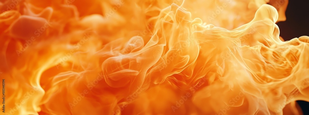 Abstract orange and yellow swirl pattern. Abstract orange and yellow swirl pattern.