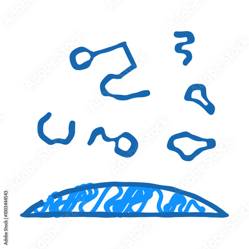 constellations space stars doodle icon sketch vector. constellations space stars sign. isolated symbol illustration