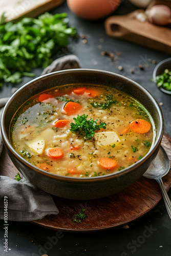 chicken soup with vegetables