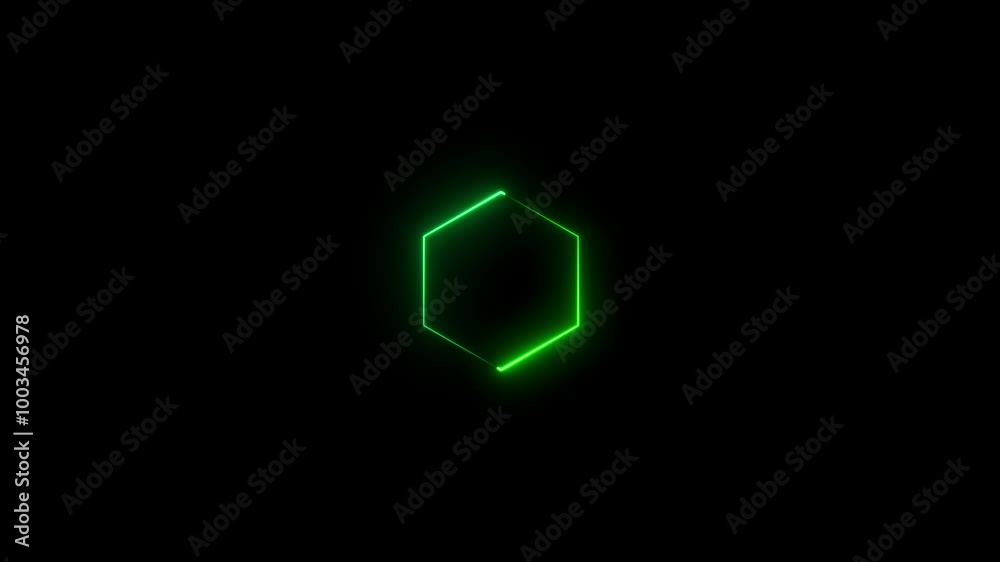 neon light rectangle frame animation 4k. neon light rectangle frame animation 4k.