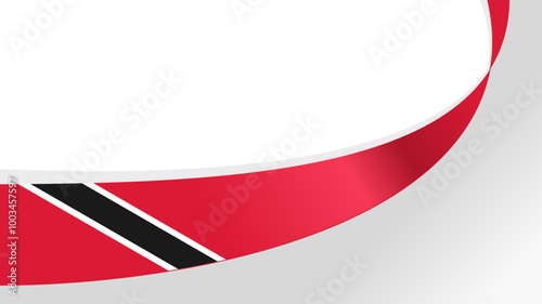 wavy trinidad and tobago flag vector background with copy space for text. trinidad and tobago national day Free Download wavy trinidad and tobago flag vector background with copy space for text. trinidad and tobago national day - GFXLoad