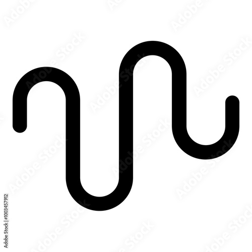 Music Beam Simple Solid Icon