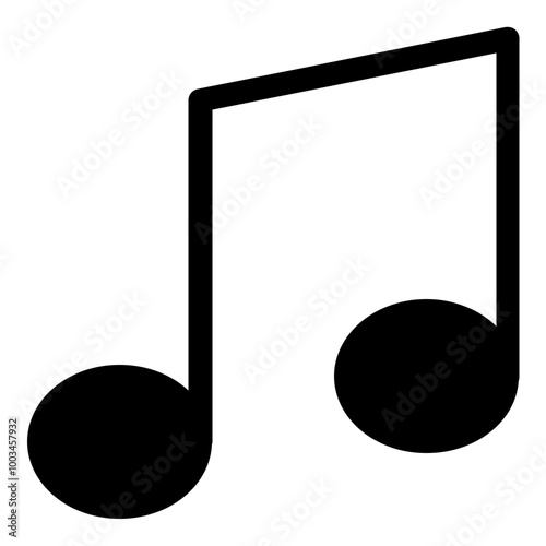 Music Simple Solid Icon