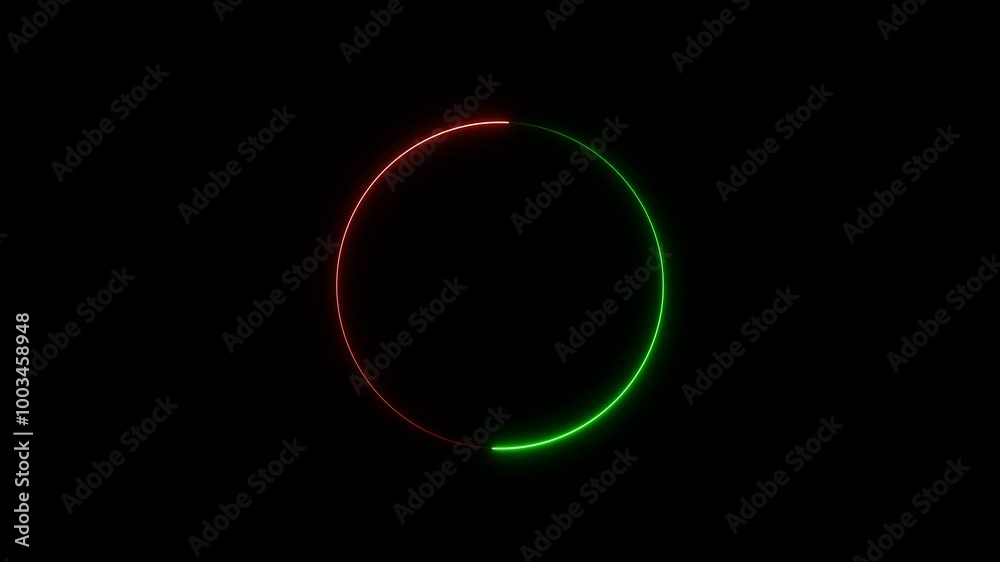 circle LED animation 3D rendering circle LED animation 3D rendering
