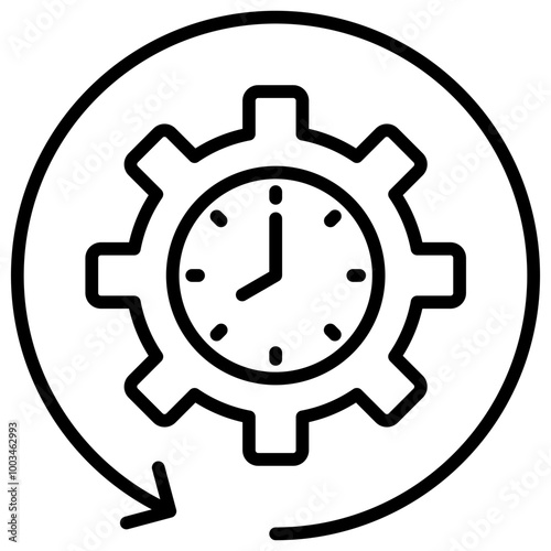 Consistency Icon Outline Icon
