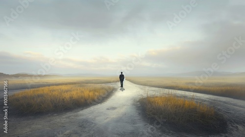 lonely man on the street