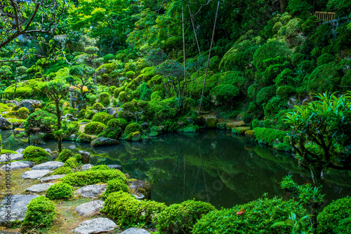 奈良県 当麻寺 西南院庭園