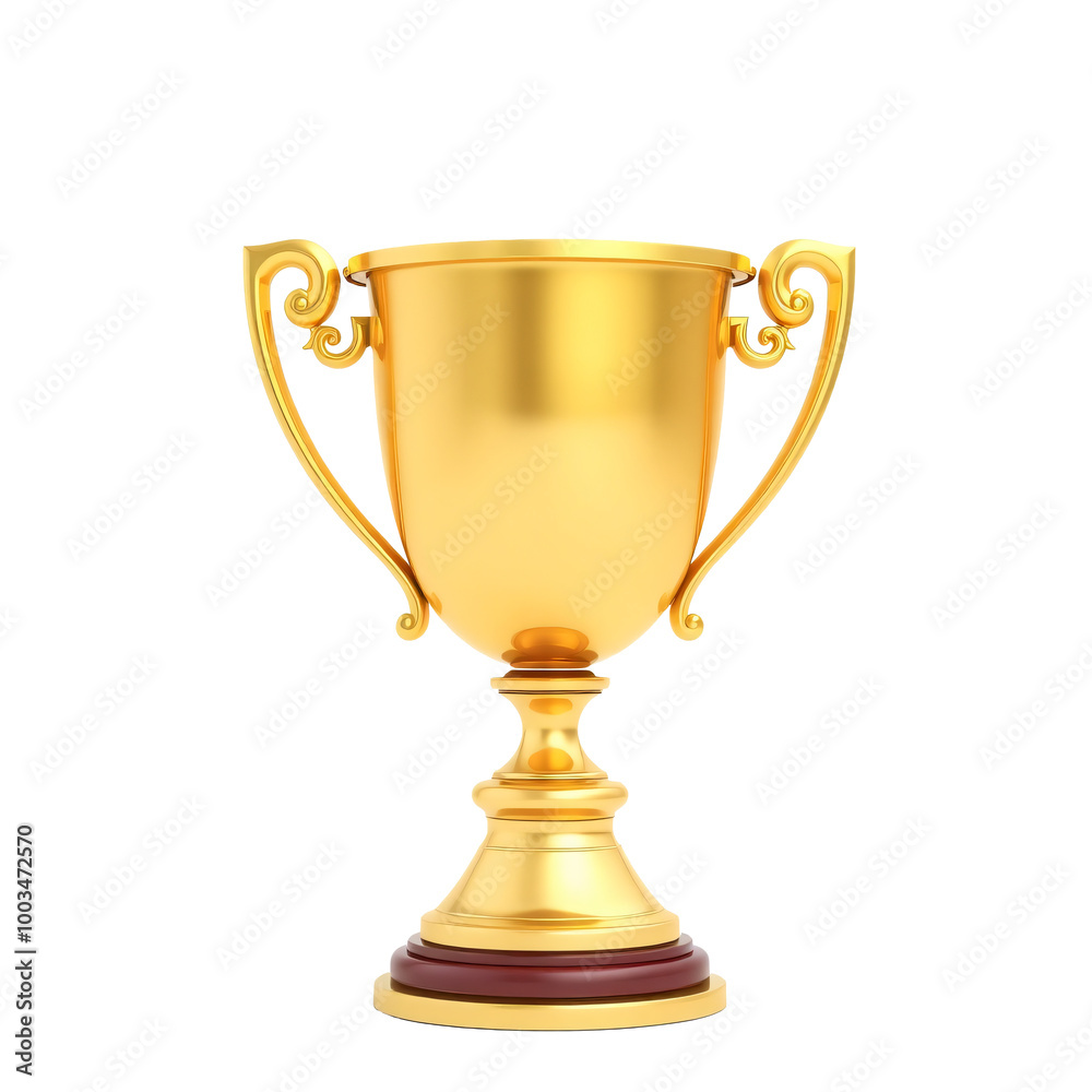 First place gold trophy cup, winner of the competition, celebration sports winner awards, isolated on transparent background First place gold trophy cup, winner of the competition, celebration sports winner awards, isolated on transparent background