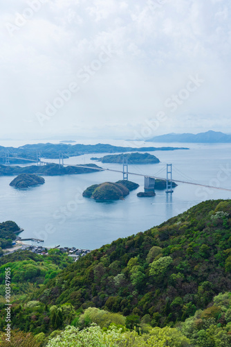 Wallpaper Mural 亀老山展望公園からしまなみ海道の景観 Torontodigital.ca