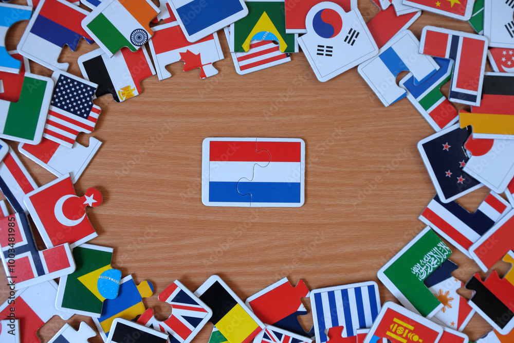 flag of netherlands puzzle among the flags of the countries of the world flag of netherlands puzzle among the flags of the countries of the world