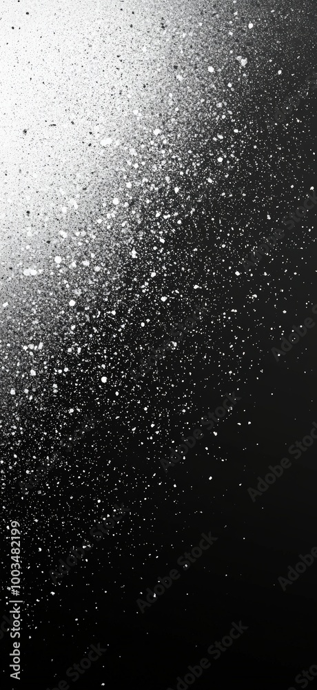 Obraz premium White spray paint on black