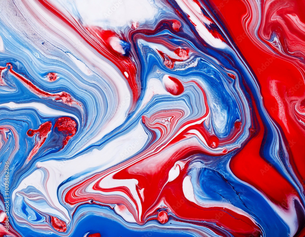 Obraz premium red and blue abstract background