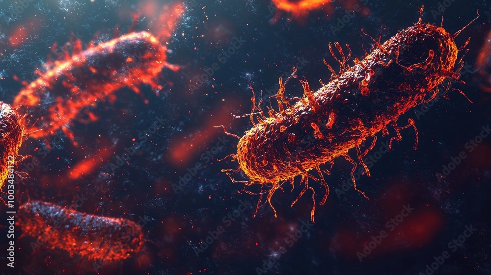 Fiery Microorganisms in a Dark Cosmic Background