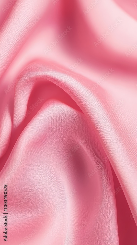 Fototapeta premium Soft pink satin fabric