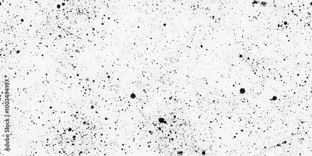 Black splatter on white Black splatter on white