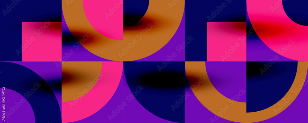 Neo memphis geometric pattern with circles, squares. Pop art abstract background for covers, banners, flyers and posters and other templates Neo memphis geometric pattern with circles, squares. Pop art abstract background for covers, banners, flyers and posters and other templates