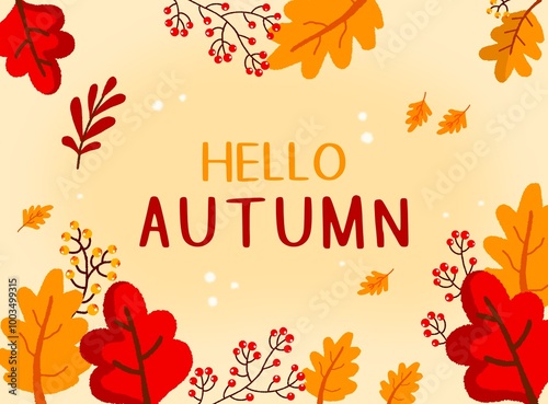 autumn leaves background