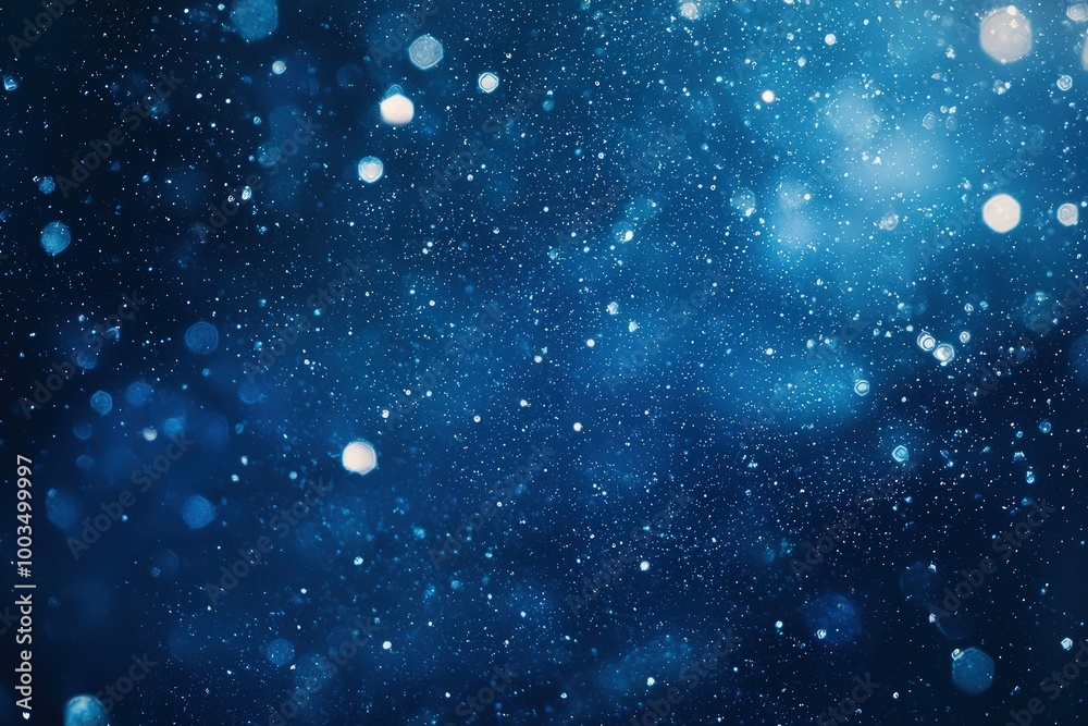 Obraz premium Abstract blue bokeh background