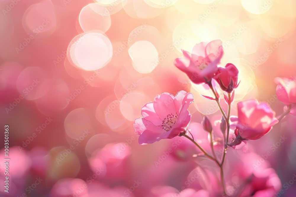 Obraz premium Soft pink blossoms in bloom