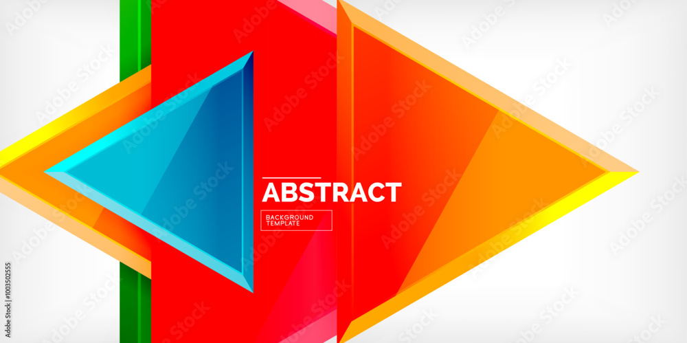Abstract background - glossy triangles. Vector Illustration For Wallpaper, Banner, Background, Card, Book Illustration, landing page Abstract background - glossy triangles. Vector Illustration For Wallpaper, Banner, Background, Card, Book Illustration, landing page