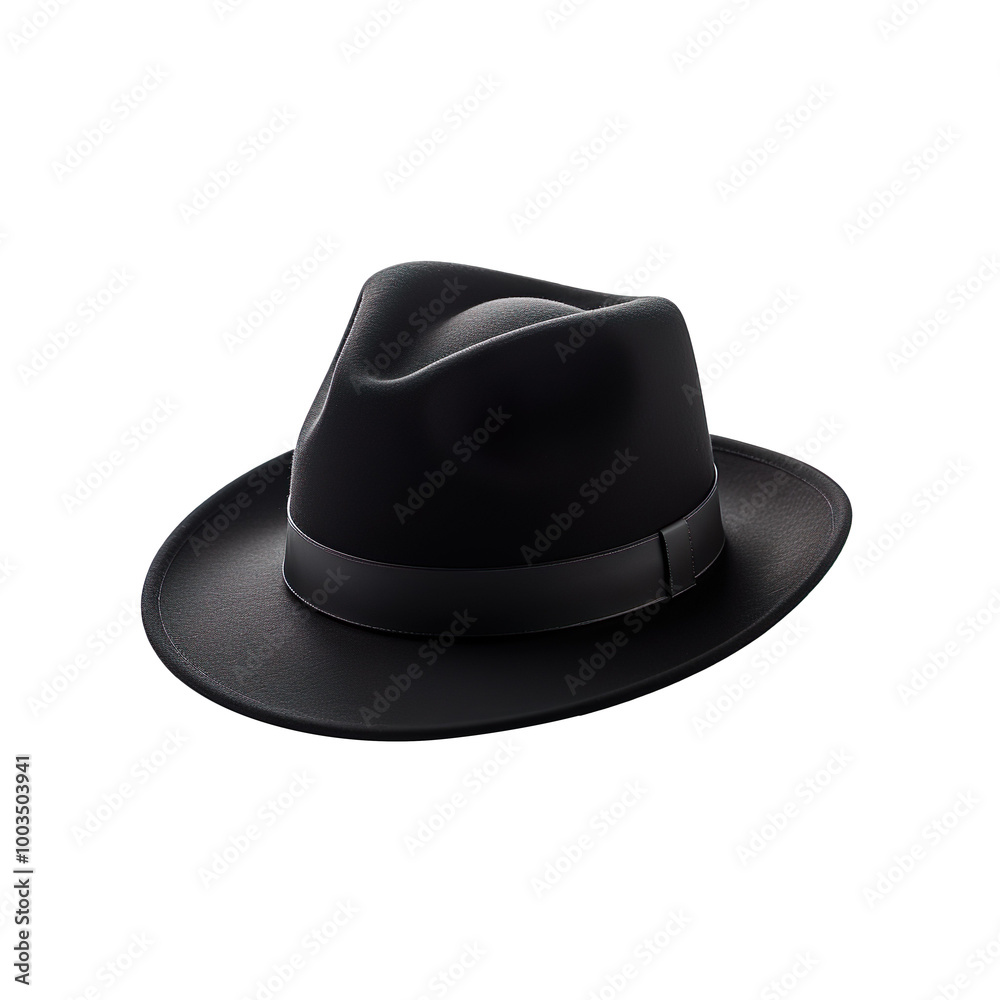 a black hat isolated on transparent background a black hat isolated on transparent background