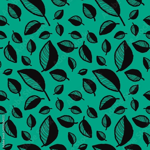 seamless pattern leaf