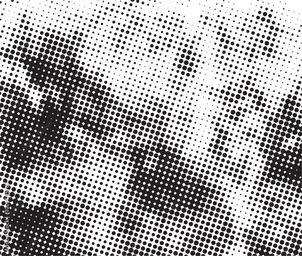 Abstract halftone black and white background Abstract halftone black and white background