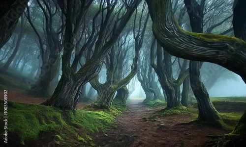 Mysterious Forest Path photo