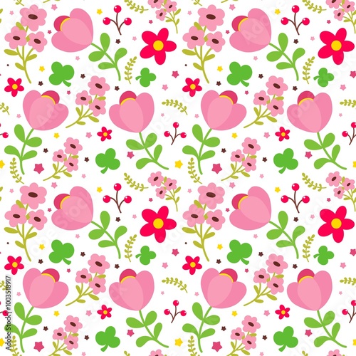 seamless pattern flower