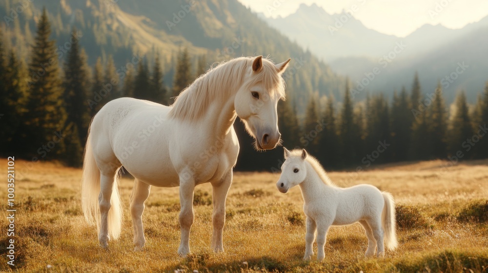 Lifelike Unicorns with Soft Textures in Nature Lifelike Unicorns with Soft Textures in Nature