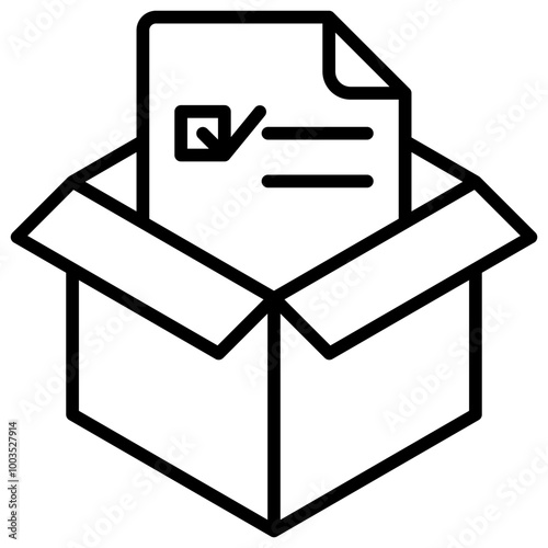 Backlog Icon Outline Icon