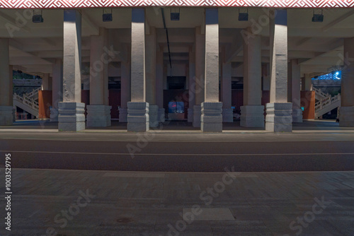 Traditional Chinese Architecture in City Plaza