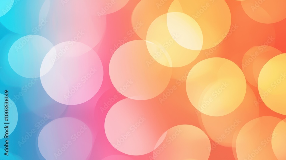 Colorful bokeh texture on a vibrant background Colorful bokeh texture on a vibrant background