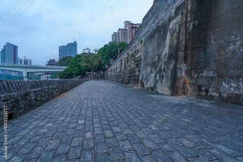 Old buildings of traditional Chinese ancient city walls